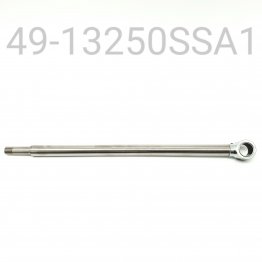 HPG REAR TRACK SHAFT/EYELET ASSEMBLY, STAINLESS, 13.250" CENTER TO END, C-46, 16MM, 12 MM VALVING END, (NGS-06)