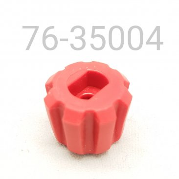KNOB, COMPRESSION OR REBOUND ADJUST, KYB, RED (SMALL)  (USES 76-35003 SCREW)