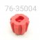 KNOB, COMPRESSION OR REBOUND ADJUST, KYB, RED (SMALL)  (USES 76-35003 SCREW)