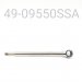 HPG REAR TRACK SHAFT/EYELET ASSEMBLY, STAINLESS, 9.550" CENTER TO END, C-46, 16MM, 12MM VALVING END, (NGS-03)