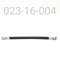 Hose:(T) -5, .25" ID, SS Braid [Both Ends -5 Straight Female AN Swivel, 1/2-20 thread(TS4SH-05), 12.00" TLG] Double Hex, Smoked Nylon Cover