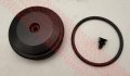 Fox 2.250 Bore Reservoir End Cap Torx Fill Assembly Black (Component View)
