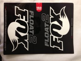 NLA From Fox          DECAL, FLOAT 2 BLK/WHT