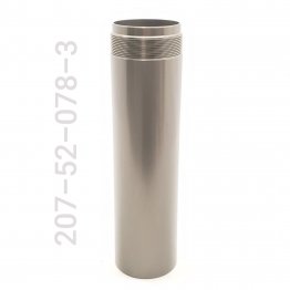 Body, 2" Bore, 7.8" Long, Snap Ring Bearing Cap, Aluminum