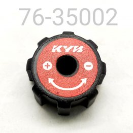 Knob, Compression Adjust, KYB, BLACK, Large(Uses 76-35003 Screw)