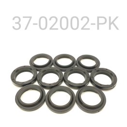 Wiper, Fox 5/8 Shaft, Black, Pak of 10