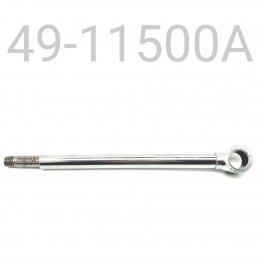 Shaft/Eyelet Assy, Chrome, 16mm x 11.500" Center to End, 12mm Valving End, Renegade Rear Track