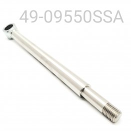 HPG REAR TRACK SHAFT/EYELET ASSEMBLY, STAINLESS, 9.550" CENTER TO END, C-46, 16MM, 12MM VALVING END, (NGS-03)