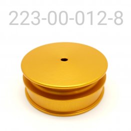 FLOATING PISTON, 2" BORE, INVERTED W/BLEED, GOLD