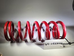 Spring: (T) [8.000 TLG X 2.250 ID X 250 lbs/in] Dark Red