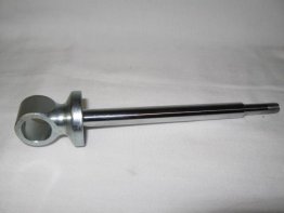 SHAFT/EYELET ASSY, KAYABA, CHROME, YAMAHA FRONT TRACK PHAZER (12.5mm X 7.437" END TO CENTER)