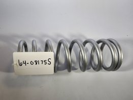 Spring: (T) [8.000 TLG X 2.250 ID X 175 lbs/in] Silver