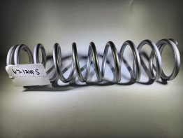 Spring: (T) [12.000 TLG X 2.500 ID X 100 lbs/in] Silver