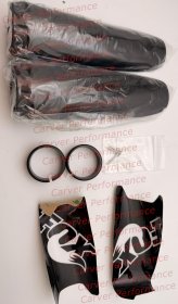 Fox Float Clamp-on Roost Guard Kit Black