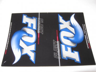 NLA From Fox          DECAL:(6.50 X 4.75) FOX FLOAT AIRSHOX AIR SLEEVE DECAL 150 PSI