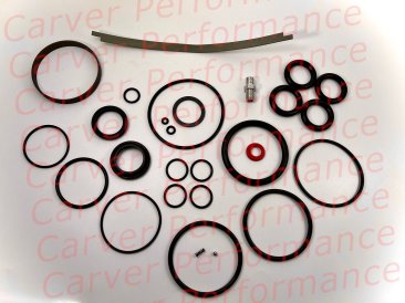 Fox Podium 2.5 Factory Series 7/8 Shaft Rebuild Kit Components