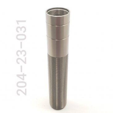BODY, 9.428 TLG, 6.180 THRD. ALUM, W/GROOVES