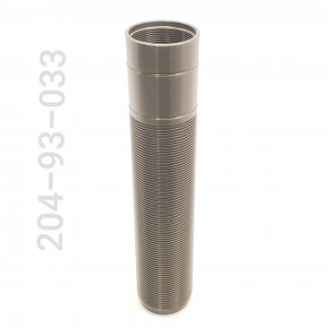 SHOCK BODY, 8.300" TLG, 6.400 ACME THREAD, ALUMINUM, CLEAR