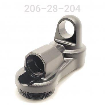 BODY CAP, PIGGYBACK, 2.0 BODY,  90°(COMPRESSION ADJUSTER POINTS TO OUTSIDE)