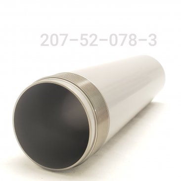 Body, 2" Bore, 7.8" Long, Snap Ring Bearing Cap, Aluminum