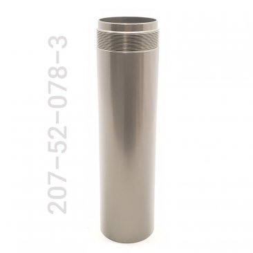 Body, 2" Bore, 7.8" Long, Snap Ring Bearing Cap, Aluminum