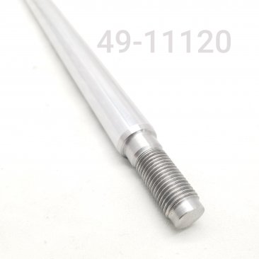 Shaft, KYB, 16mm x 11.120" Total Length, 12mm Valving Post, Removable Eyelet, Renegade Rear, Chrome
