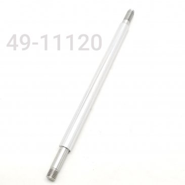 Shaft, KYB, 16mm x 11.120" Total Length, 12mm Valving Post, Removable Eyelet, Renegade Rear, Chrome