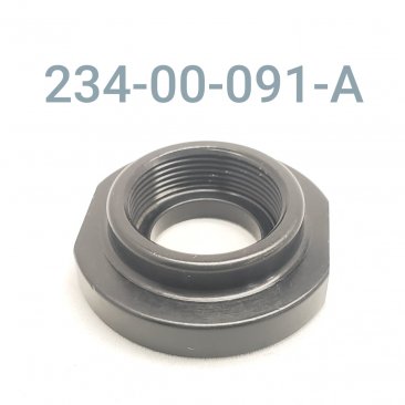 SPRING RETAINER ADAPTER, 1.495 OD X 0.450" TLG, 1.549 BORE, BLACK, ALUM