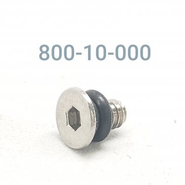 SCREW, FOX BEARING CAP, SOCKET HEAD, STAINLESS STEEL, W/O-RING