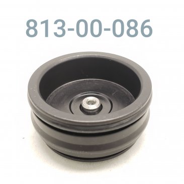 END CAP, RESERVOIR, 2.0" BORE,  .678 TLG, PELLET FILL., BLACK