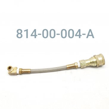 obs. HOSE ASSY 5.5" (-4 1/8 MNPT W/ 90 DEG. ELBOW M/F TO F QUICK DISC.)