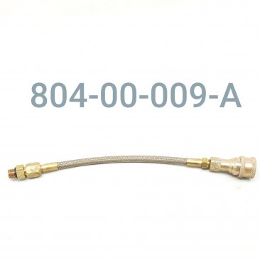 HOSE ASSY 8" (FJIC W/90 DEG. ORB  TO F. QUICK DISC.)