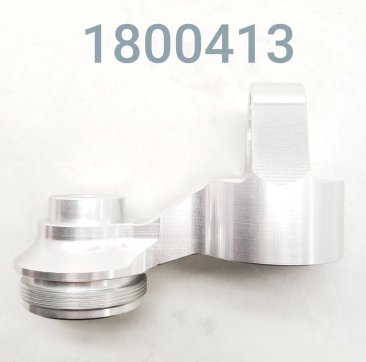 90 DEGREE PIGGY BACK, CLEAR, COMPLETE ASSY W/KNOB AND CD PISTON