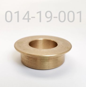 BRONZE BUSHING, 1.25 OD X 1.00 FLANGE X .385 TLG
