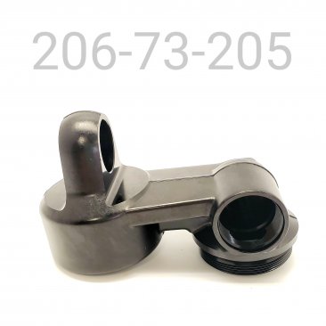 BODY CAP, PIGGYBACK, 2.0 BODY,  90°, SIDE VALVE, (COMPRESSION ADJUSTER POINTS DOWN)(ASSEMBLED WITH PLUG)