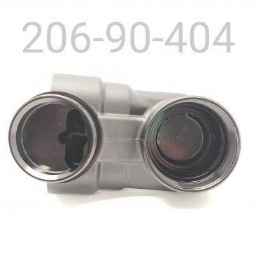 Body Cap, Piggyback, 2.250 Shock, 90 Deg., Twin Tube