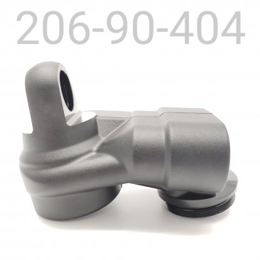 Body Cap, Piggyback, 2.250 Shock, 90 Deg., Twin Tube