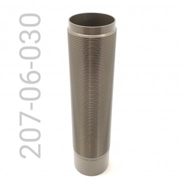 Body, 2" Bore x 8.500" TLG, Clear Aluminum, Threaded