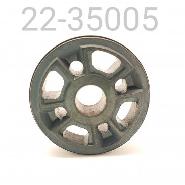 VALVING PISTON, C-36, 5 SLOT, 9 MM SHANK, W/PISTON RING