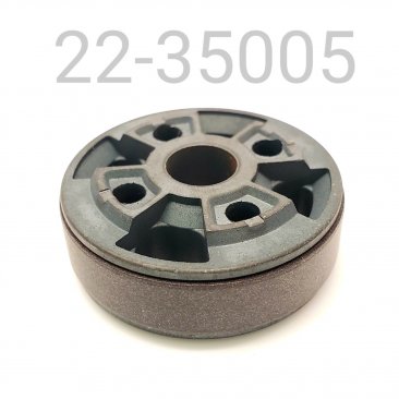 VALVING PISTON, C-36, 5 SLOT, 9 MM SHANK, W/PISTON RING