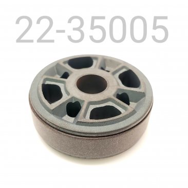 VALVING PISTON, C-36, 5 SLOT, 9 MM SHANK, W/PISTON RING