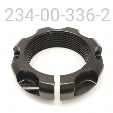 Preload Ring, 2.400 OD X .650 TLG,  Acme Thread, Alum., Self Locking, Black, For 1.875 ID Spring