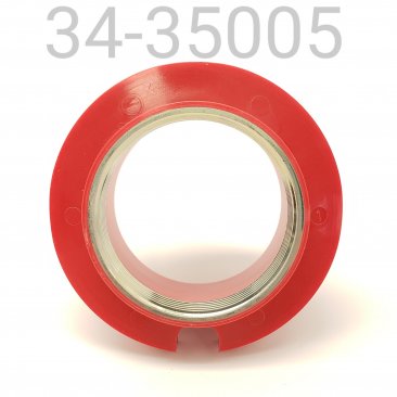 PRELOAD ADJUSTER, HPG, RED PLASTIC W/STEEL THREADS, 50 MM ID SPRING