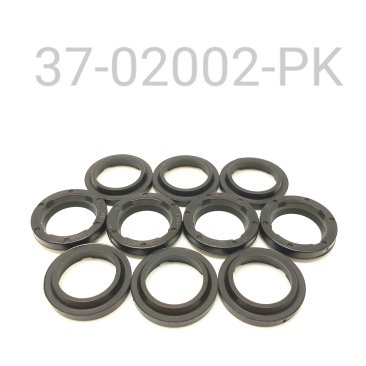 Wiper, Fox 5/8 Shaft, Black, Pak of 10