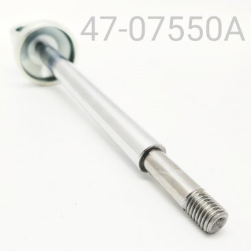 SHAFT/EYELET ASSY, HPG, CHROME,  FRONT TRACK, "HOLLOW" EYELET, 12.5mm X 7.550" CENTER TO END