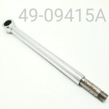 SHAFT/EYELET ASSY, HPG 16MM C-46 9.415" CENTER TO END, CHROME 12mm shank