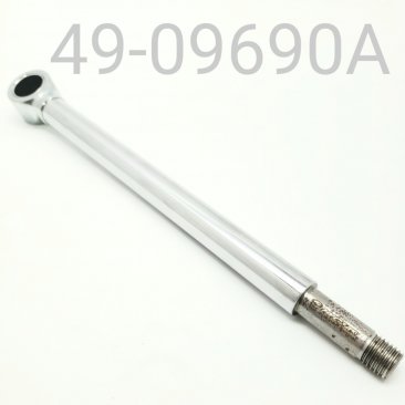 SHAFT/EYELET ASSY, CHROME, HPG 16MM, X 9.690" CENTER TO END, 12MM PPOST, 2010 + PRO 40 REAR TRACK SHOCK, 120"