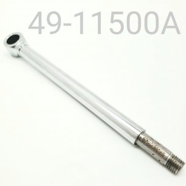 Shaft/Eyelet Assy, Chrome, 16mm x 11.500" Center to End, 12mm Valving End, Renegade Rear Track