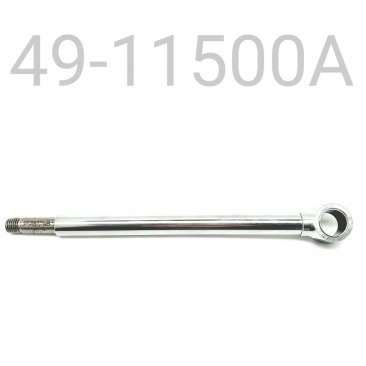Shaft/Eyelet Assy, Chrome, 16mm x 11.500" Center to End, 12mm Valving End, Renegade Rear Track