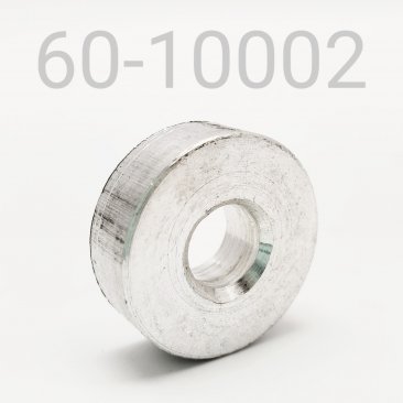 SPACER, ALUM. 1" X .375" ID X .345" TLG USE TO MOUNT ZL SKI SHOCKS